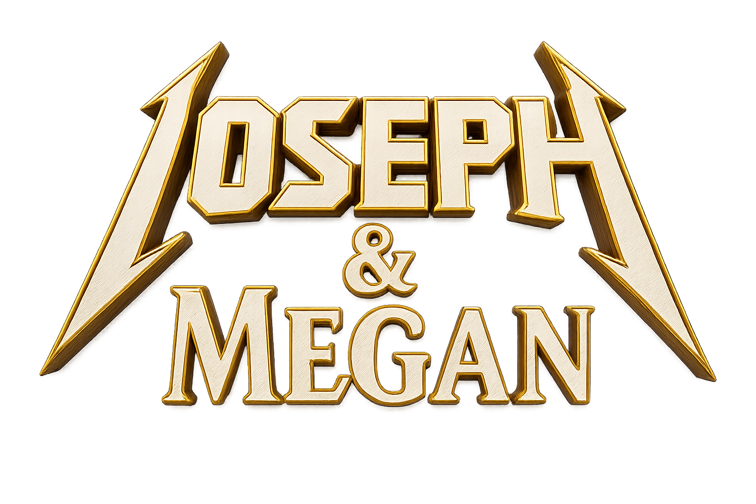 Joseph & Megan Wedding Logo